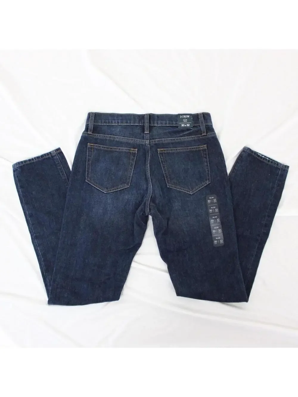 NWT J.Crew dark blue slim rigid denim jeans size 30